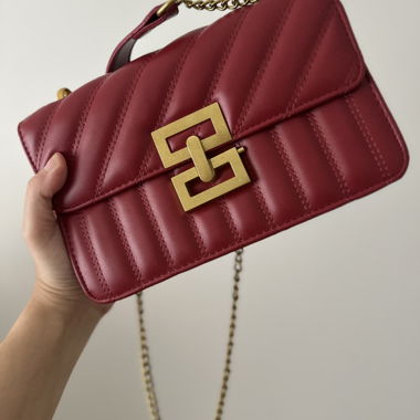 Sac à main rouge
