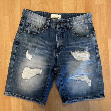 Ripped Jean Shorts