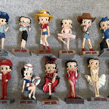 Betty-Boop-Figuren - 13 Stück