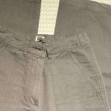 Metro: grey & beige cargo pants 