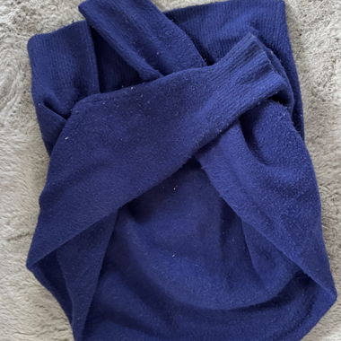 Maglione in maglia ZARA blu