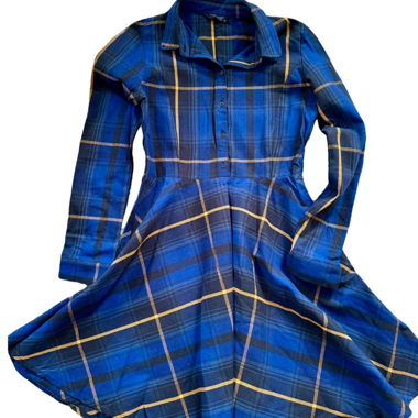 Checked shirt dress by ELEVENPARIS