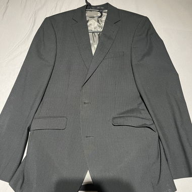 Paul Kehl blazer grigio scuro gessato Taglia 46
