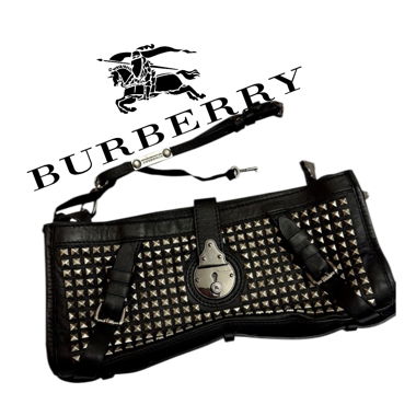 Burberry Nieten Prorsum Knight Bag Clutch Vintage