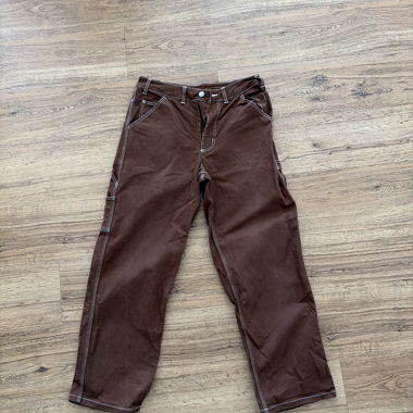 Brown Casual Pants