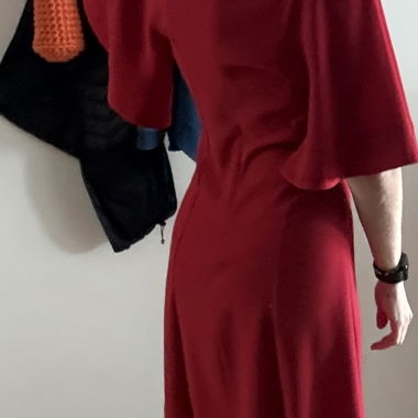 Rotes Sandro Designer Kleid