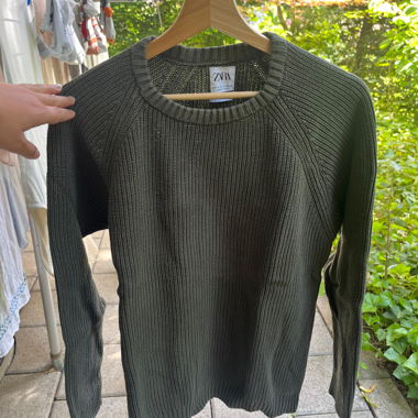 Green Knit Sweater