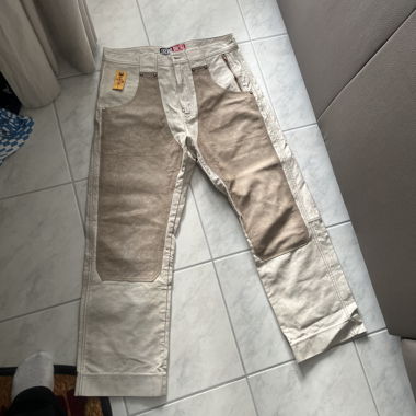 Diesel Workwear Canvas Trousers Beige