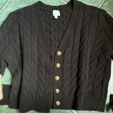 H&M braune Strickjacke