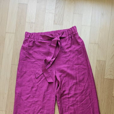 Pinke Stoffhose