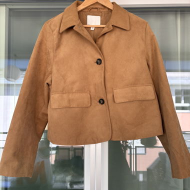 H&M Suede-Effect Jacket Size M