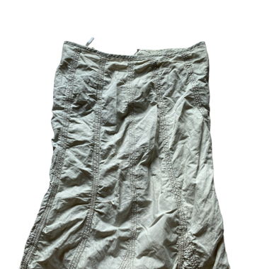 Y2k white maxi skirt