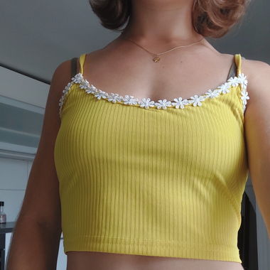 Crop top haut en couleur