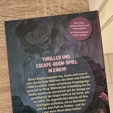 Escape-Rätsel Thriller Buch