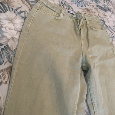 Light green Zara jeans