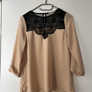 Bluse beige 