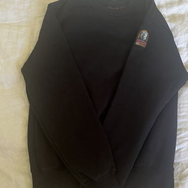 Felpa Parajumpers nera con logo