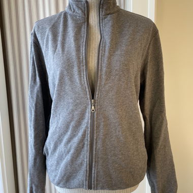 Sweatjacke grau