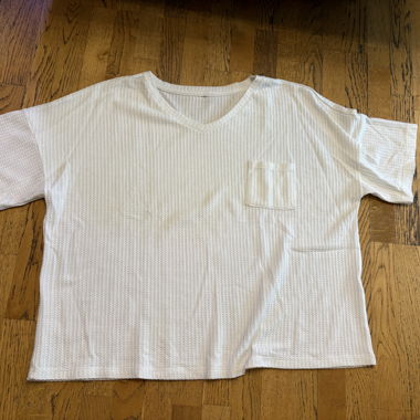 White Waffle T-Shirt