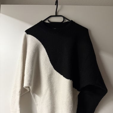 Pull noir & blanc