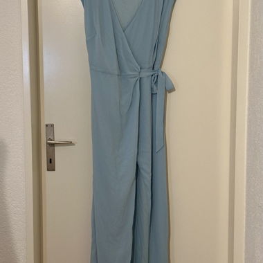 Robe portefeuille bleu clair