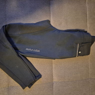 Pantaloni da equitazione termici neri taglia D76