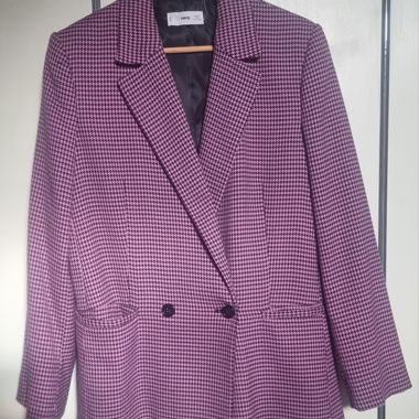 Blazer MNG a quadri viola