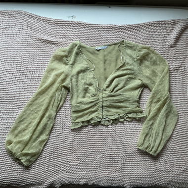 Blusa verde chiaro