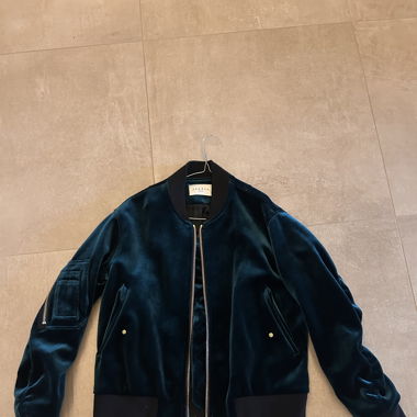 Bombers verte velours Sandro 