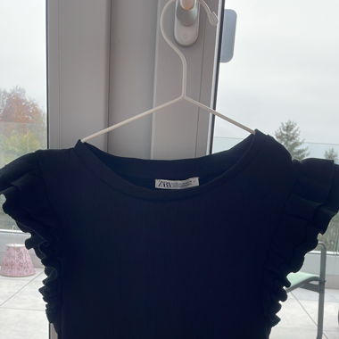 Zara T-Shirt schwarz