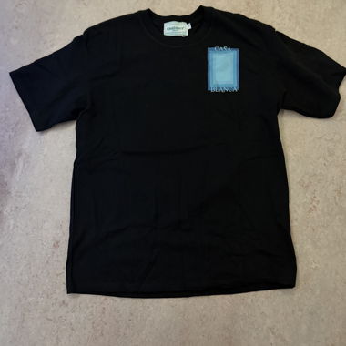 T-shirt Casablanca nero