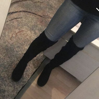 Overknees schwarz