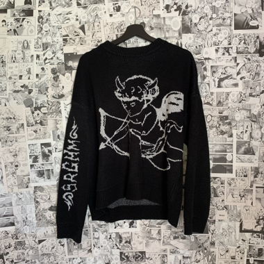 Cupid emo sweater