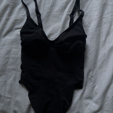 SKIMS Black bodysuit top
