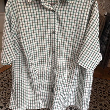 Camicia a maniche corte a quadri