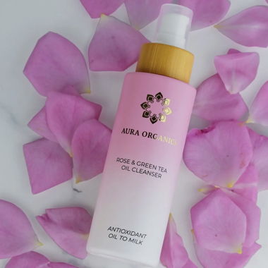 Aura ROSE & GREEN TEA OIL CLEANSER 