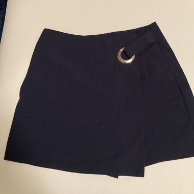 Blue skirt with shorts