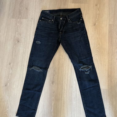 A&F ripped jeans