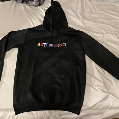 Felpa con cappuccio Astroworld nera