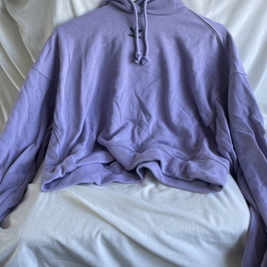 Adidas Crop-Pullover Lila S