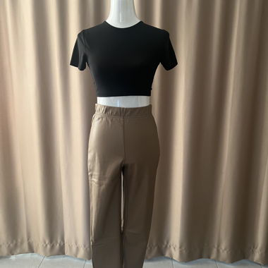 Lederhose beige / hellbraun