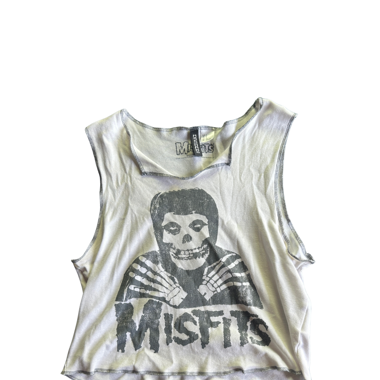 White Graphic Top