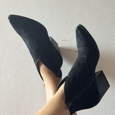 Santiags-Stiefeletten GLOBUS aus Leder
