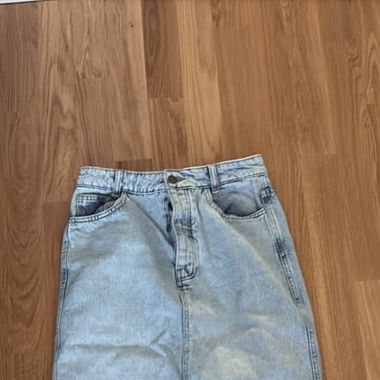 Jupe longue en jeans