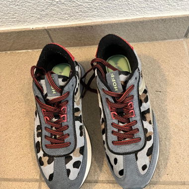 Scarpe HOFF basse con motivo leopardo blu