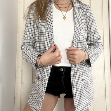 Pull & Bear Blazer kariert