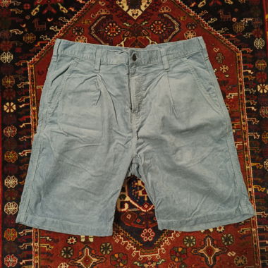 Carhartt light blue corduroy shorts