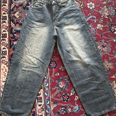 Jeans baggy Lewkin lavati