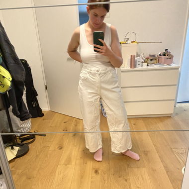 White jeans