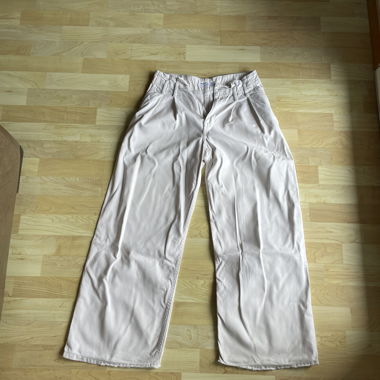 Jeans baggy bianchi